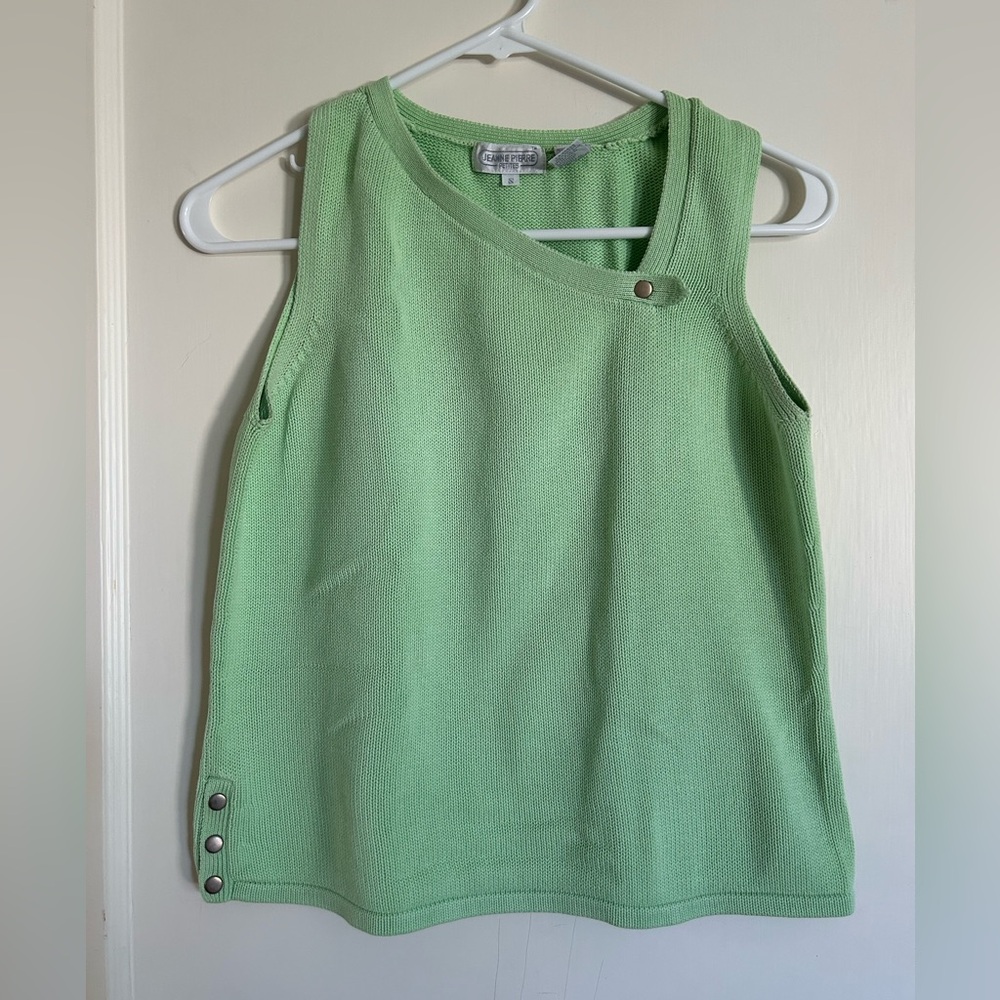JEANNE PIERRE Asymmetrical Tank Top
